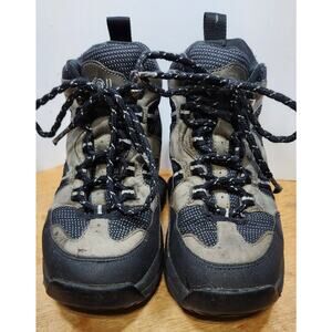 Z-Coil High Desert Hiker Hiking Boot Women 7 Gray Black Spring See Pics Heel Pad